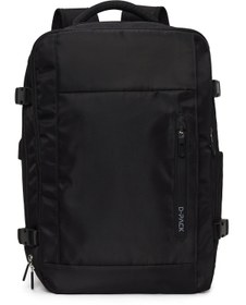 Resim D-pack Erkek Siyah Kumaş Sırt Çantası - Siyah / STANDART 
