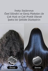 Resim Shibowavy Silindirli Extra Geniş Yüzeyli Saç Düzleştirici (İNATÇI ZOR SAÇLAR İÇİN) 