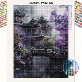 Resim 1 adet, Yetişkin 5D Elmas Boyama Kiti, Manzara, Tam Elmas Sanat Seti, Su Elmas Boyama Sanatı, Yuvarlak Elmas DIY El Sanatları Projesi, Başlangıçlar ve DIY Tutkunları için Uygun, Mozaik Dekorasyon El Sanatları Duvar Sanatı Boyama, Ev Duvar Dekorasyonu Hediye Çerçevesiz Yatak Odası, Oturma Odası Ev Dekorasyonu için Uygun, 29.97cm*40.13cm 