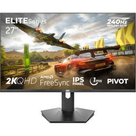 Resim Dragos ELITESeries E270QHD240 1ms QHD 240hz 2560x1440 27" FreeSync IPS Pivot Oyuncu Monitörü 