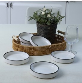 Resim Keramika Simply Stackable Çerezlik / Sosluk 14 Cm 6 Adet 19985 