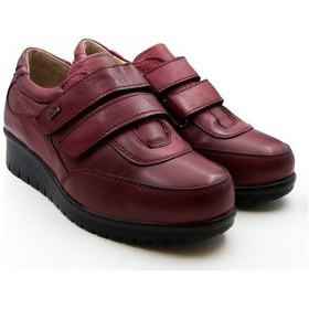 Resim Dr.Comfort Ortopedik Çift Cırtlı Kadın Ayakkabı Dr.3604 Bordo 
