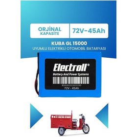 Resim Kuba Gl15000 Uyumlu Batarya Lifepo4 72v 45ah 