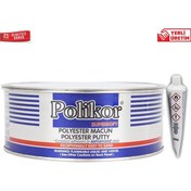 Resim Polikor Süper Soft Çelik Macunu 900 Gram + Macun Sertleştirici 
