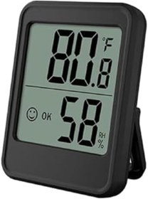 Resim Yıldızan Newshpings MC40 Dijital Termometre İç Mekan Oda Sıcaklık Nem Ölçer Led Monitör Higrometre Isı Ölçer 