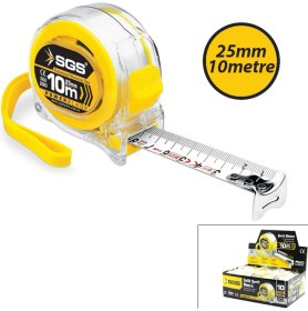 Resim Hobilinka 12 Adet 10MT x 25MT Şeffaf Stoplu Şerit Metre (4887) 