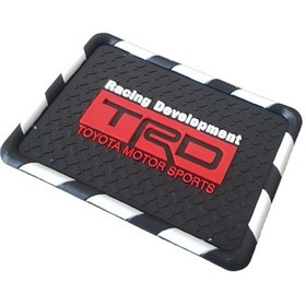 Resim Kaydırmaz Silikonlu Ped Trd Racing Damalı Desen 18cm X 13,5cm 