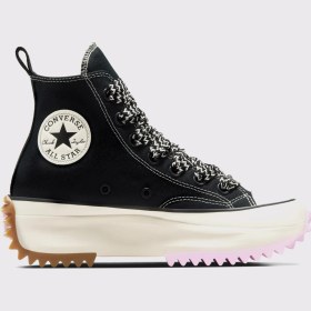 Resim Converse Run Star Hike Unisex Siyah Platform Sneaker 