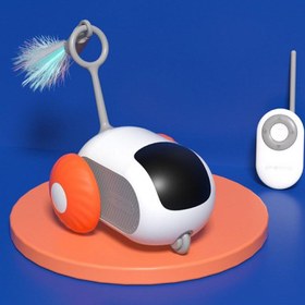 Resim Paw Portal Uzaktan Kumandalı Araba Kedi Oyuncağı - Turuncu 