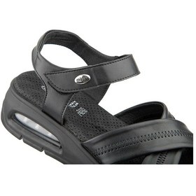Resim Muya Plivati Airmax Topuk Dik. Memory Foam Kadın Sandalet Siyah Siyah 