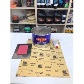 Resim Sintaş Polyester Macun 3kg Set 3 Adet Zımpara-Çelik-Macun Lastiği 