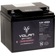 Resim Volan Battery 12 Volt 40 Ah (Amper) Kuru Akü 