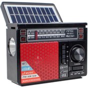 Resim Hobimtek Ns-2032s Solar Bluetooth Radyo Güneş Enerjili Gece Lambalı 18 cm 