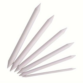 Resim 3/6 adet/set Karıştırma Lekesi Kök Çubuğu Tortillon Eskiz Sanatı Beyaz Çizim Kömürü Çizim Aracı Pirinç Kağıt Kalem Sanatçı Malzemeleri 