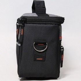 Resim Termal İzolasyonlu Kamp Ve Piknik Yemek İçecek Taşıma Çantası, Soğutucu Buzluk Çanta 18 Litre Gri 