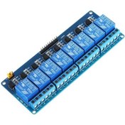 Resim 12V 8 Kanal Röle Kartı (Geliştirme Kartlarıyla Uyumlu) Arduino 
