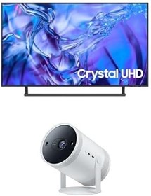 Resim Samsung UE65DU8500UXTK 65" 165 Ekran 4K Crystal UHD Smart TV (2024) ve Freestyle 2. Nesil Projeksiyon Cihazı, SP-LFF3CLAX 