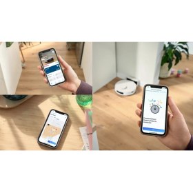 Resim Bosch BCRC2W Robot Süpürge 11000 Pa Emiş Gücü ile Akıllı Telefon Kontrolü ve Düz Zemin Kullanımı 