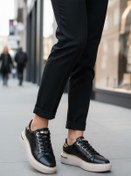 Resim AYAKMOD Lady 028 Z Desenli Siyah Kadın Sneaker 