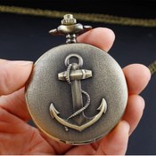 Resim keyfimshop Kişiye Özel Çapa Kabartmalı Büyük Boy Köstekli Saat 