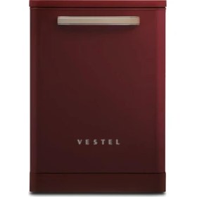 Resim Vestel BM 5001 Retro Bordo 5 Programlı Bulaşık Makinesi 
