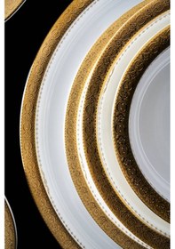 Resim Acar Arcadia 58 Parça Yemek Takımı Beyaz/gold 