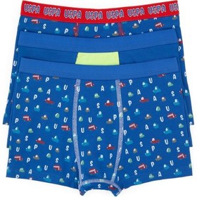 Resim U.S. Polo Assn. Erkek Çocuk 3'lü Boxer Takım 50319394-VR028 