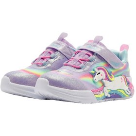 Resim Skechers Unicorn Chaser Kız Çocuk Mor Günlük Ayakkabı 
