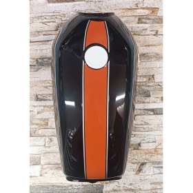 Resim Cg Şeritli Benzin Deposu Siyah 