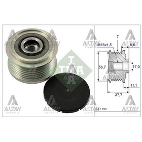 Resim Kasnak Şarj Dinamo Transit V347 06 2.4 D Kısa 83653301 