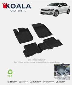 Resim Volkswagen Polo 2017 Ve Sonrası Uyumlu Sahler 4,5d Oto Paspas 