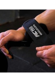 Resim MUSCLECLOTH Lifting Hooks Ağırlık Kaldırma Kancası Siyah 2'li Paket 