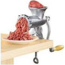 Resim Tuğra Döküm Metal Kıyma Makinesi No:12 - Ev Yapımı Kıymanın Keyfini Çıkarın Açık Bej 
