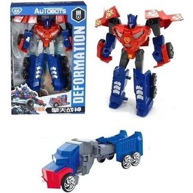 Resim Büyük Boy Optimus Prime/bumblebee Arabaya Dönüşen Robot Oyuncak Optimus Prime 