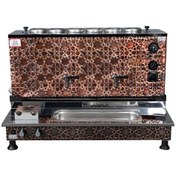 Resim Anka Pro Plus Otomatik Çay Kazanı 6 Demlikli 60 Litre Bakır Elektrikli Doğalgazlı 