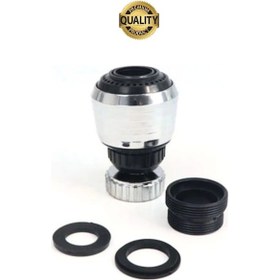 Resim Premium 2 Modlu 360 Dönebilen Perlatör Başlığı Mutfak Lavabo Su Tasarrufu Musluk Ucu Şık Tasarım Çok Renkli 