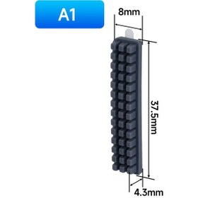 Resim Bambulab A1 Nozul Silikon Fırça 3 Adet 