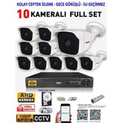 Resim Ids - 10 Kameralı 1080P Fullhd 5Mp Sony Lensli Kamera Seti - 2025 