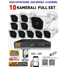 Resim Ids - 10 Kameralı 1080P Fullhd 5Mp Sony Lensli Kamera Seti - 2025 