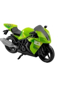 Resim Detaylı Çocuk Yarış Motosikleti Büyük Boy Oyuncak Motorbisiklet Moto Racing Sticker Hediyeli 28 cm 