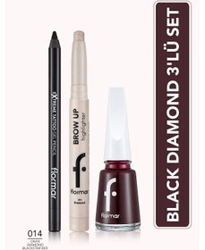 Resim Flormar Black Diamond Makyaj Seti 3'lü 