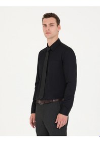 Resim Pierre Cardin Erkek Siyah Basic Gömlek 50277146-vr046 Siyah 