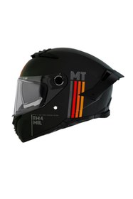 Resim MT HELMETS ff118sv THUNDER 4 SV MIL C2 MAT siyah ŞEFAF VİZÖRLÜ 