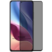 Resim Xiaomi Redmi K40 Privacy 5D Gizlilik Filtreli Cam Ekran Koruyucu Siyah Microsonic