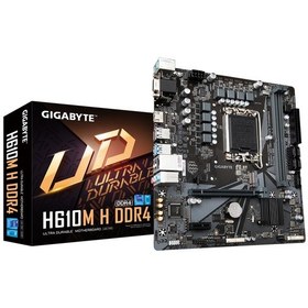 Resim Gigabyte H610M H V2 D5 1700p 3200 Mhz (Oc) M.2 Matx Anakart 