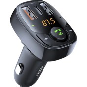 Resim ROCK B301 RAU0668 Bluetooth Fm Transmitter 4500 Mah Araç Şarj Aleti 