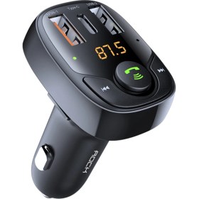 Resim ROCK B301 RAU0668 Bluetooth Fm Transmitter 4500 Mah Araç Şarj Aleti 