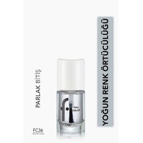 Resim Flormar Full Color Ekstra Yoğun Renkli Parlak Oje FC36 Crsytal Glam 