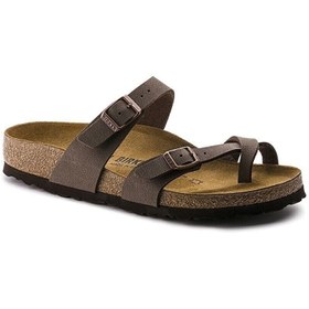 Resim Birkenstock Mayarı Bf Nubuk Kadın Kahverengi Terlik 