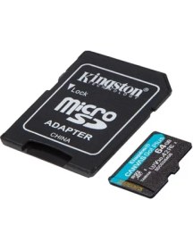 Resim Kingston SDCG3/64GB 64 GB 170/70MB/S Sdxc Class 3 Uhs-I Canvas Go Microsd Kart 